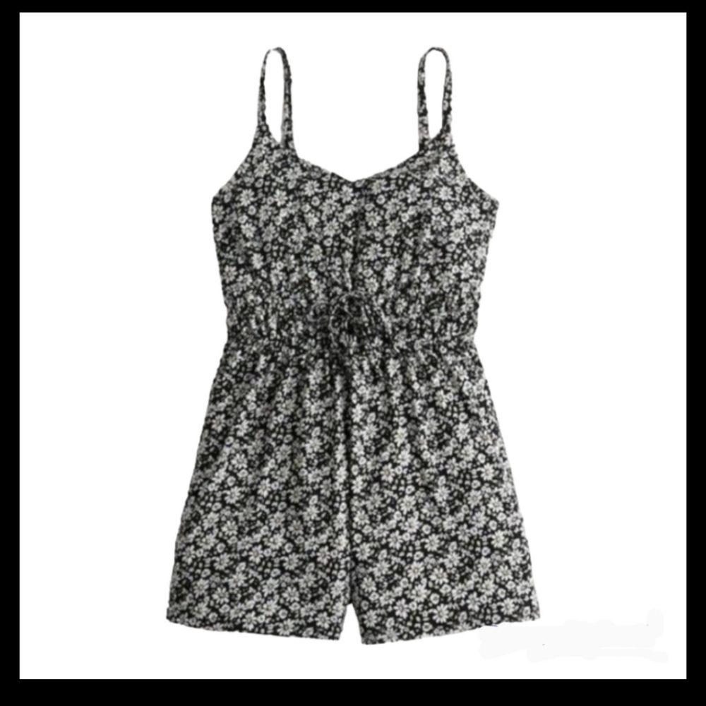 Hollister floral romper size XS